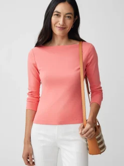 J.McLaughlin Goldie Tee Pink Clearance
