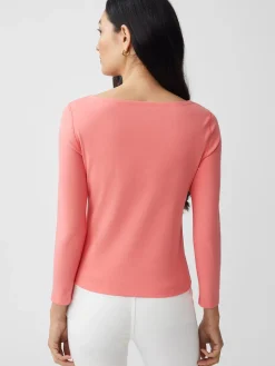 J.McLaughlin Goldie Tee Pink Clearance