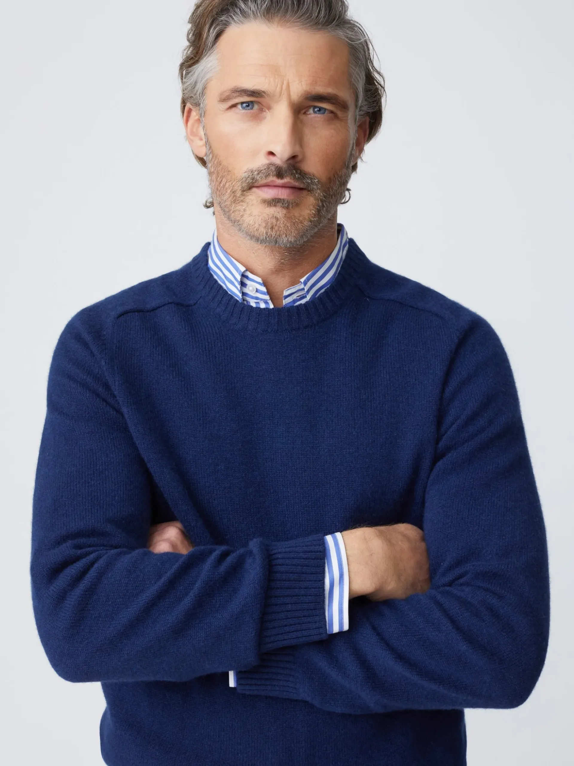J.McLaughlin Gordon Cashmere Sweater ClassicNavy Discount