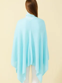 J.McLaughlin Julia Cashmere Wrap Aqua Hot