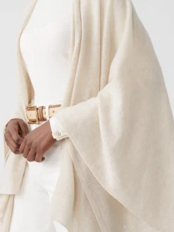 J.McLaughlin Julia Cashmere Wrap Oatmeal Best