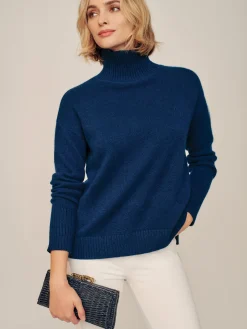 J.McLaughlin Keaton Wicker Clutch Navy Online