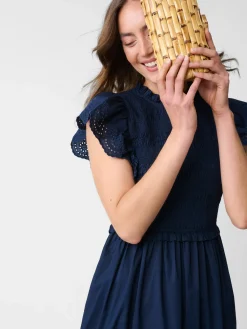 J.McLaughlin Kendra Bamboo Clutch Natural Hot
