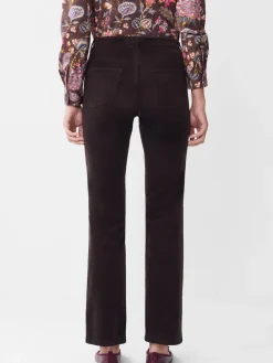 J.McLaughlin Lenni Velvet Jeans DarkChocolate Sale