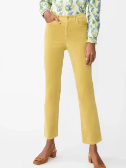 J.McLaughlin Lenni Velvet Jeans Chartreuse Online