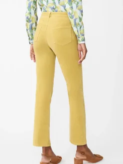 J.McLaughlin Lenni Velvet Jeans Chartreuse Online