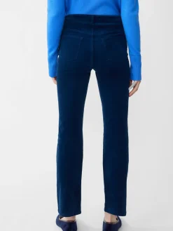 J.McLaughlin Lenni Velvet Jeans DeepSapphire Discount