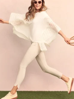 J.McLaughlin Libra Cashmere Poncho OffWhite Online