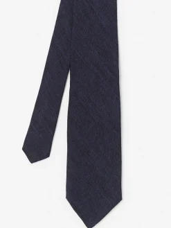 J.McLaughlin Linen Tie Navy New
