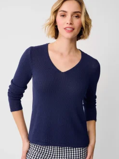 J.McLaughlin Ludlow Sweater Navy Clearance