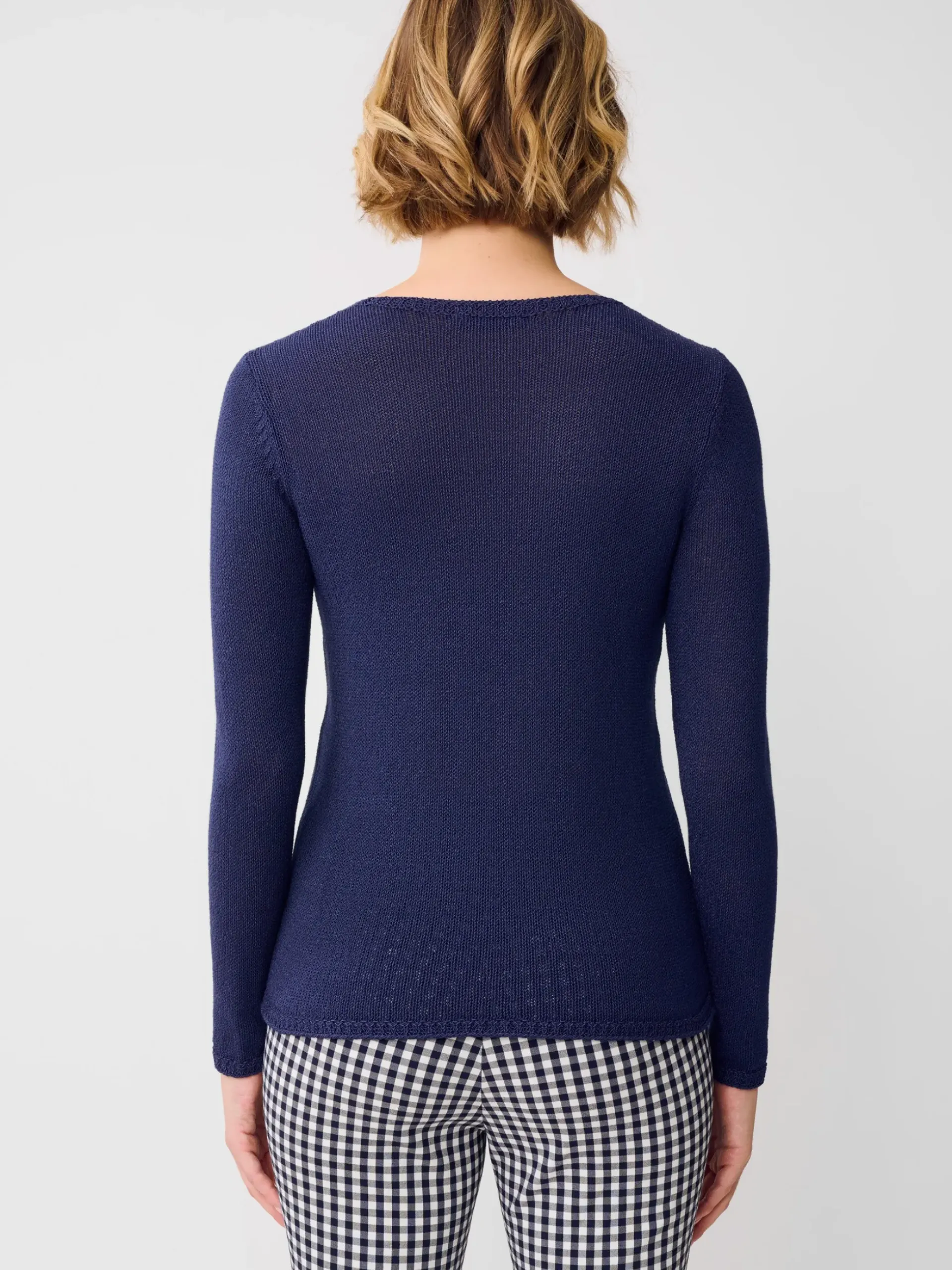 J.McLaughlin Ludlow Sweater Navy Clearance