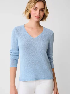 J.McLaughlin Ludlow Sweater LightBlue Hot