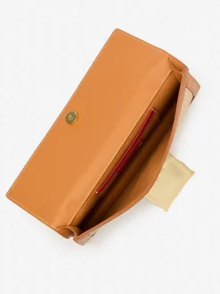 J.McLaughlin Marley Grasscloth Clutch Natural Hot