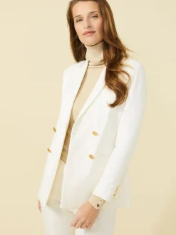 J.McLaughlin Marlowe Blazer EgretWhite Best