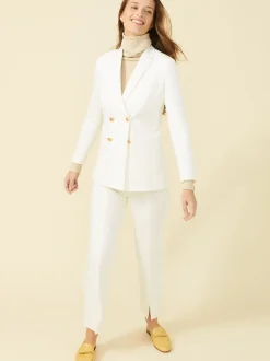 J.McLaughlin Marlowe Blazer EgretWhite Best
