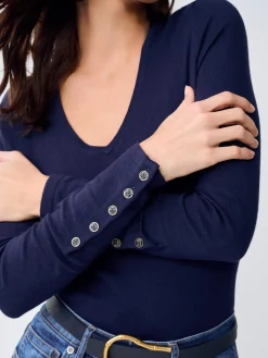 J.McLaughlin Marnie Sweater Navy Hot