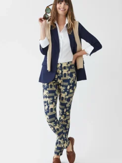 J.McLaughlin Masie Pants in Desert Toile Navy/Tan Sale