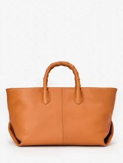 J.McLaughlin Melissa Leather Tote Bag DarkVachetta Best
