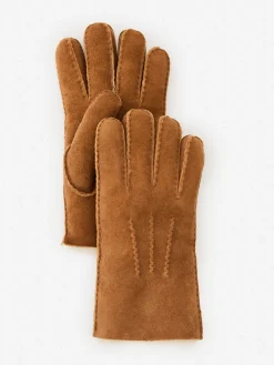 J.McLaughlin Men's Shearling Gloves Brown New