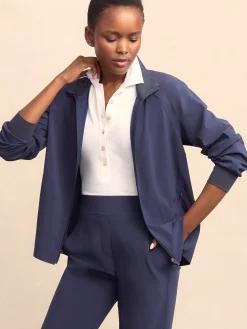J.McLaughlin Mikaela Performance Jacket Navy Fashion