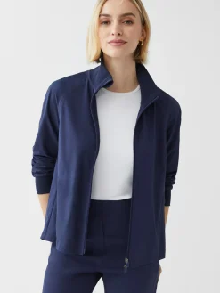 J.McLaughlin Mikaela Performance Jacket Navy Fashion