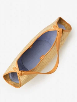 J.McLaughlin Minetta Straw Tote Bag Natural Sale
