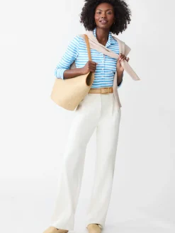J.McLaughlin Minetta Straw Tote Bag Natural Sale