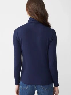 J.McLaughlin Nadia Turtleneck Navy Best