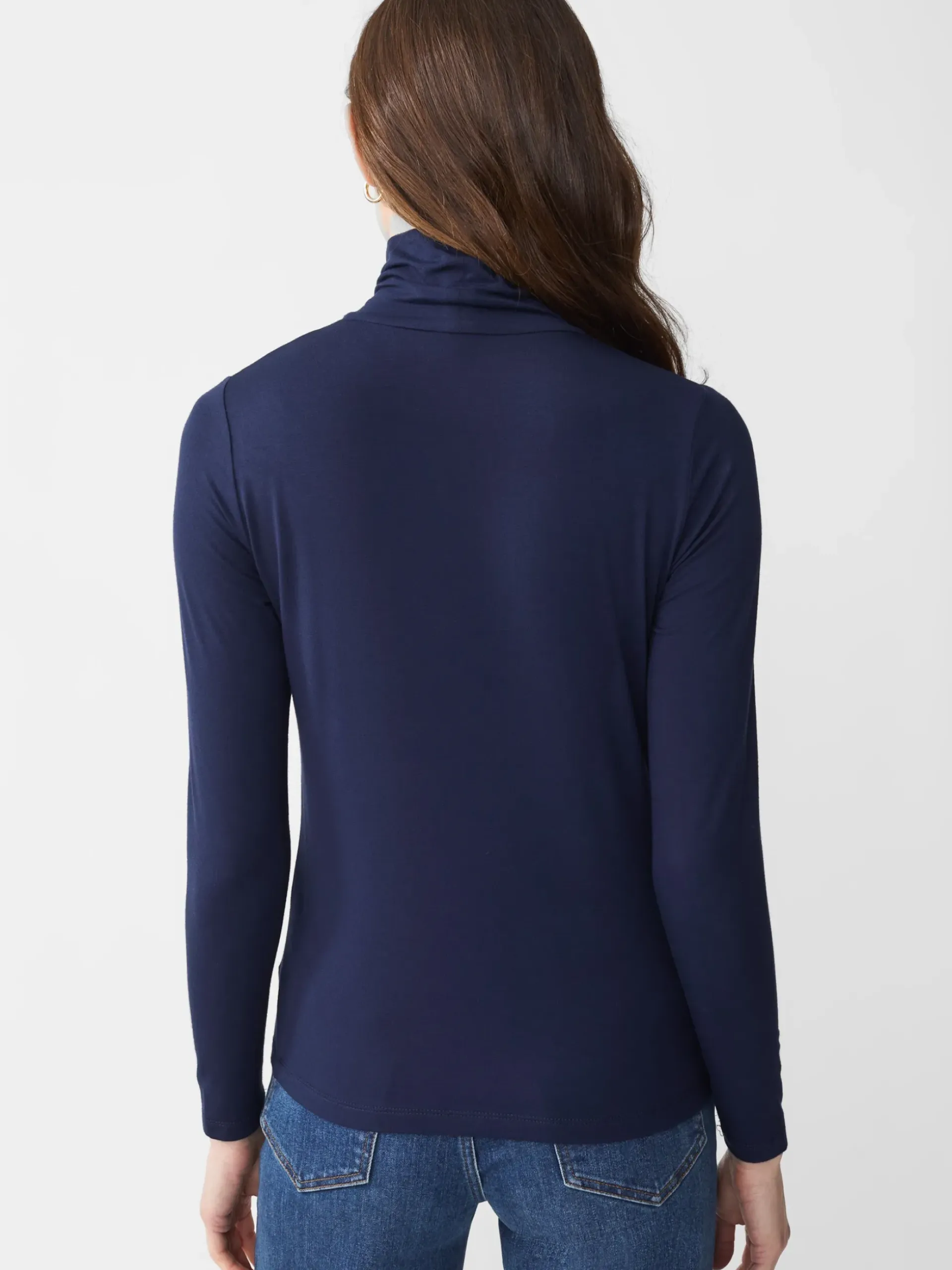 J.McLaughlin Nadia Turtleneck Navy Best