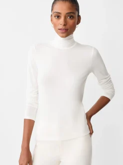 J.McLaughlin Nadia Turtleneck OffWhite Fashion