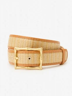 J.McLaughlin Ocean Drive Belt Natural/SoftVachetta Outlet