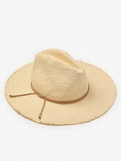 J.McLaughlin Offshore Straw Hat Natural Clearance