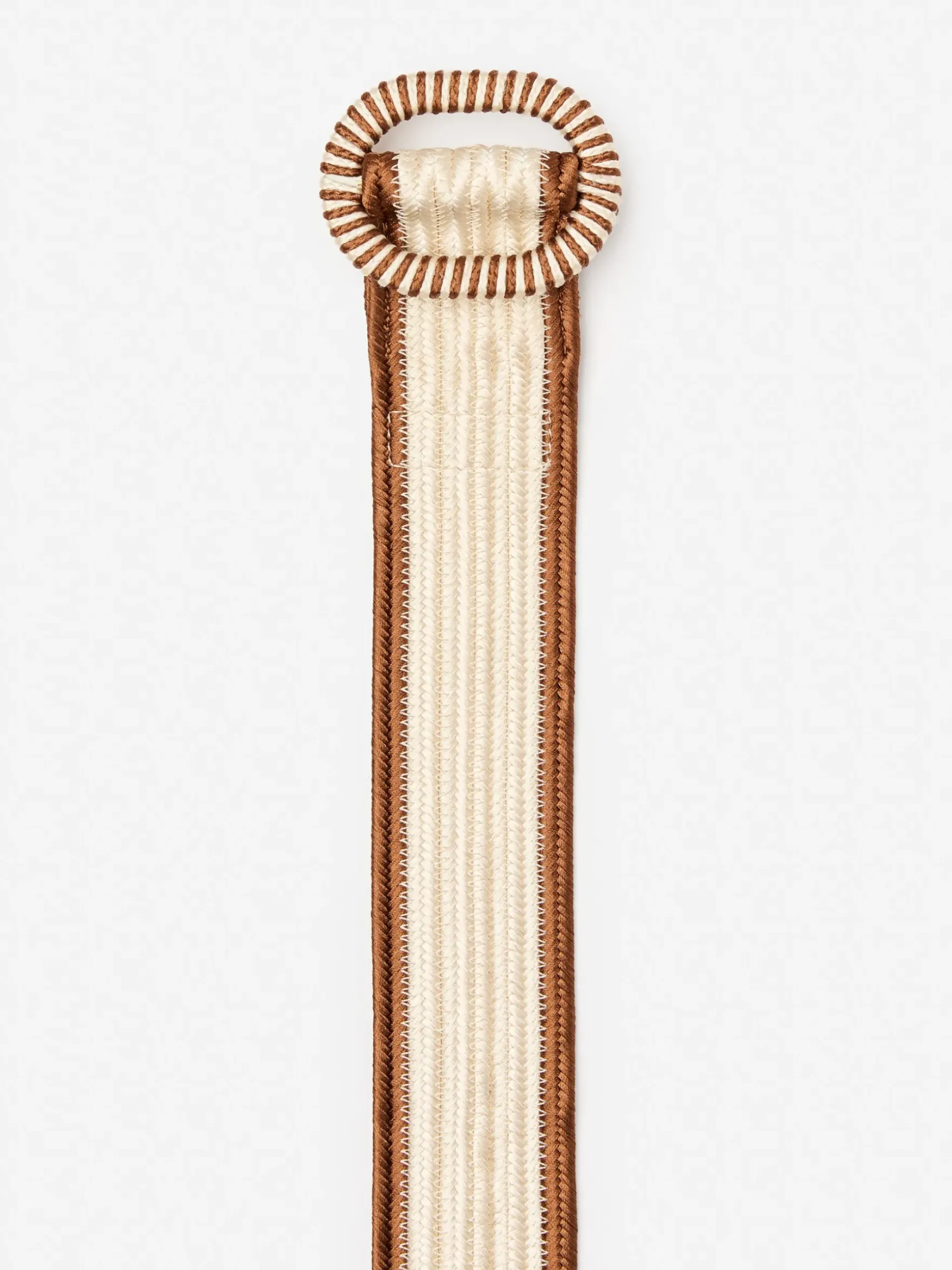 J.McLaughlin Ojai Belt Cream/Brown Discount