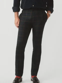 J.McLaughlin Oxford Pants in Plaid Navy/Red/Green Best