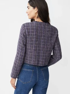 J.McLaughlin Pemille Tweed Jacket BlackMulti New