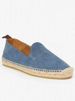 J.McLaughlin Rafe Suede Espadrilles Denim New