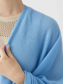 J.McLaughlin Rossi Cashmere Wrap LightBlue Discount