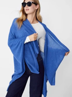 J.McLaughlin Rossi Cashmere Wrap Blue Clearance