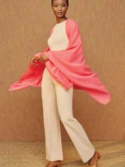 J.McLaughlin Rossi Cashmere Wrap Rose Fashion