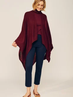 J.McLaughlin Rossi Cashmere Wrap Merlot Clearance