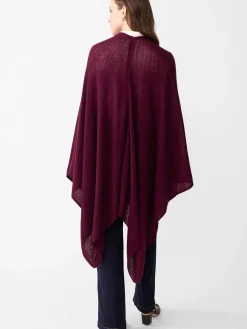J.McLaughlin Rossi Cashmere Wrap Merlot Clearance