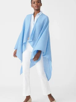 J.McLaughlin Rossi Cashmere Wrap IndigoBlue Outlet