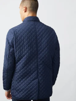 J.McLaughlin Sebby Quilted Jacket Navy Fashion