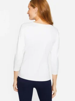 J.McLaughlin Signature Tee White Fashion