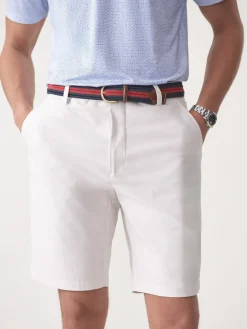 J.McLaughlin Silas 10" Performance Shorts Stone Fashion