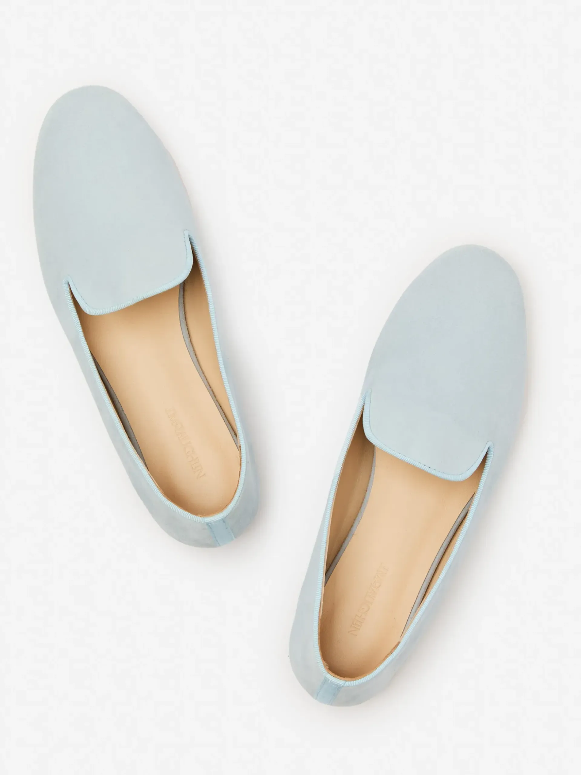 J.McLaughlin Sloane Suede Loafers DustyBlue Best