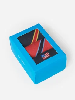 J.McLaughlin Sock Box Set Of 3 in American Flag Navy/Red Outlet