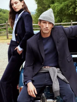 J.McLaughlin Spencer Cashmere Hat LightGrey Sale