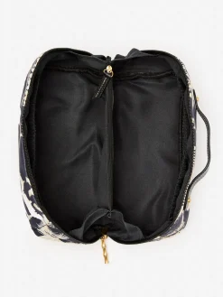 J.McLaughlin Stash Cosmetic Bag in Mini Desert Toile Black/Sand Clearance