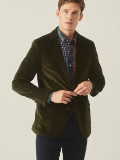 J.McLaughlin Suffolk Corduroy Sport Coat DarkOlive Sale